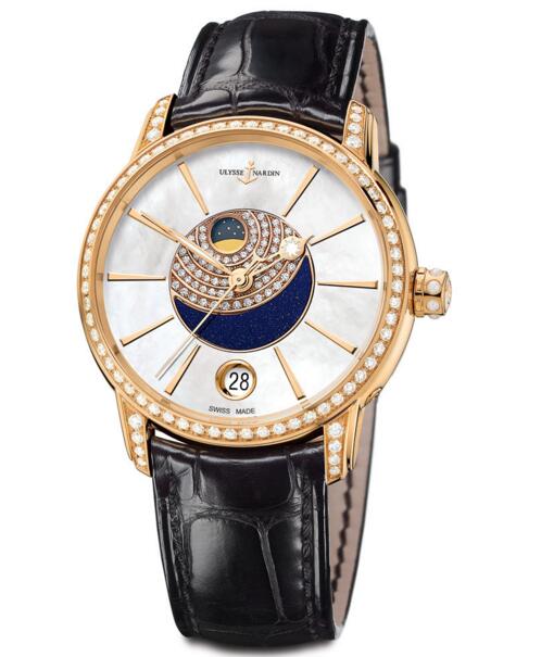 Review Ulysse Nardin Classico Lady Luna 8296-123BC-2/91-AV Replica watch